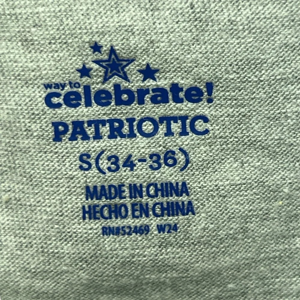 Way To‎ Celebrate T-Shirt Small Gray Graphic Patriotic Americana USA Streetwear
